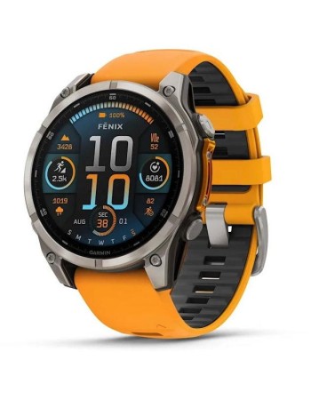 Garmin Fenix 8 AMOLED 47mm Naranjo 