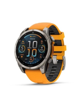 Garmin Fenix 8 AMOLED 47mm Naranjo 