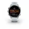 Garmin Forerunner 570 White 42 mm mostrando datos de carrera