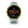 Garmin Forerunner 570 White 47 mm mostrando datos de carrera