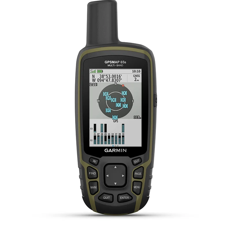 Garmin GPSMAP 65s GPS de mano multibanda para trekking y montaña