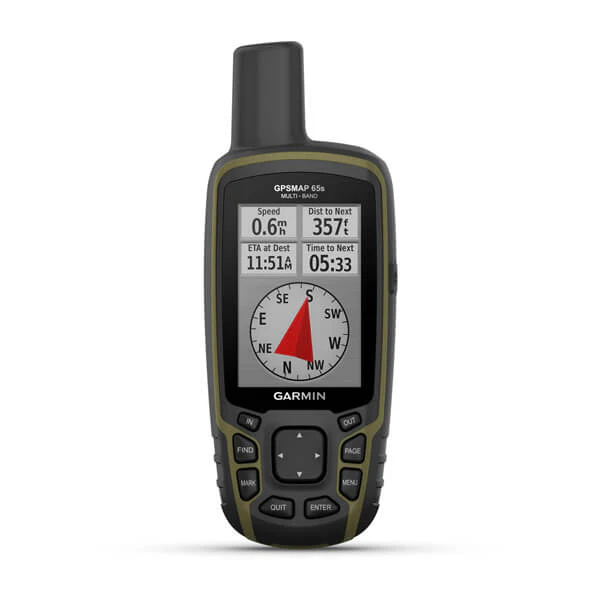 Garmin GPSMAP 65s GPS de mano multibanda para trekking y montaña