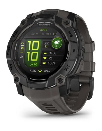 Garmin Instinct 3 AMOLED- 50mm, Black Bezel with Charcoal Band