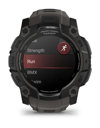 Garmin Instinct 3 AMOLED- 50mm, Black Bezel with Charcoal Band