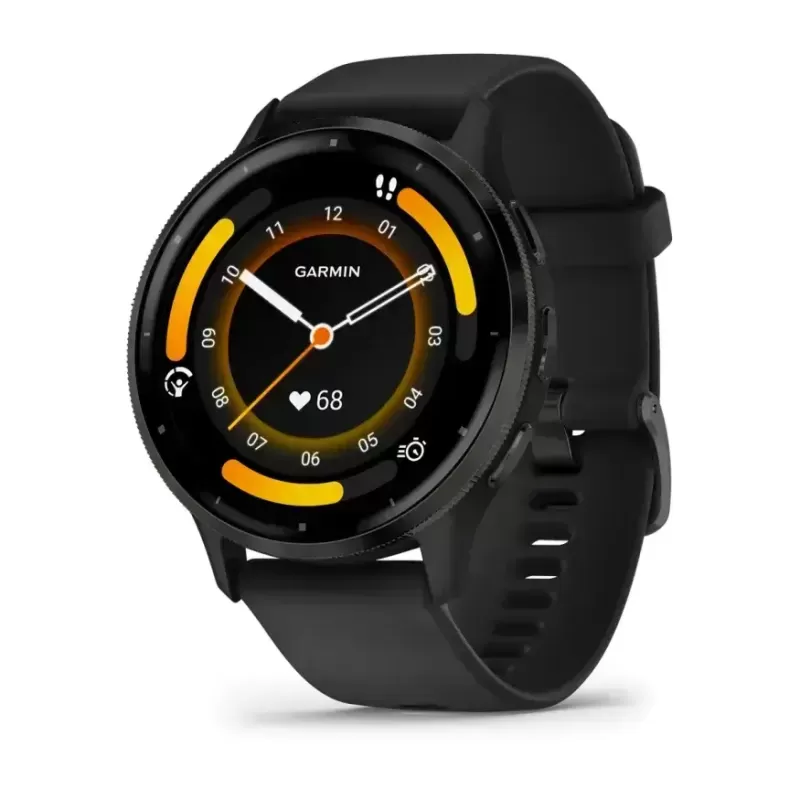 Garmin Venu 3 Negro pantalla AMOLED encendida