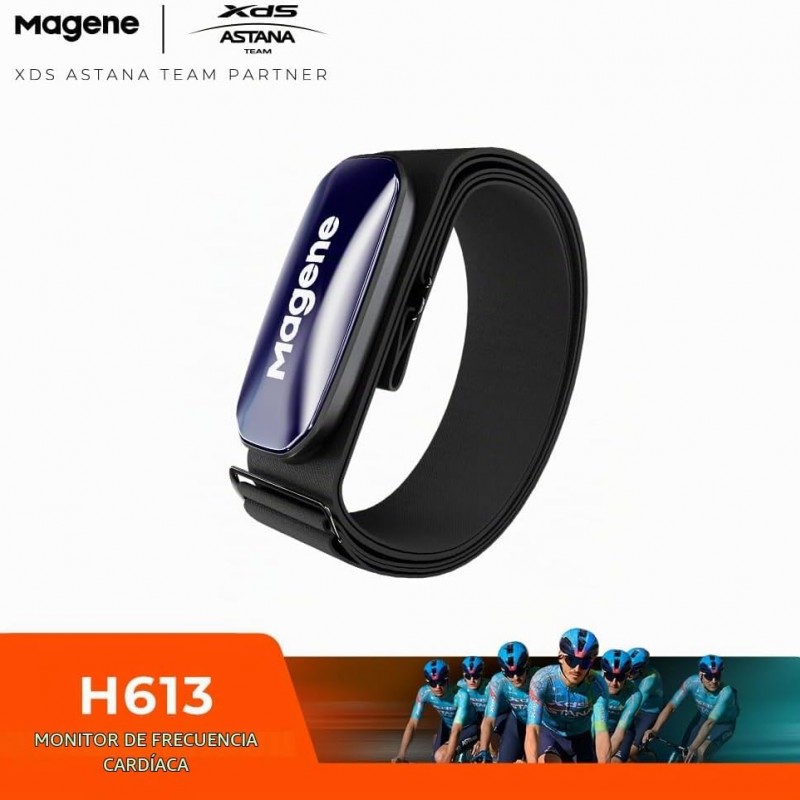 Magene H613 monitor de frecuencia cardíaca Bluetooth ANT+ para ciclismo y running