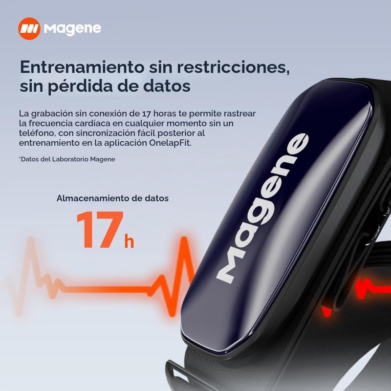 Magene H613 monitor de frecuencia cardíaca Bluetooth ANT+ para ciclismo y running
