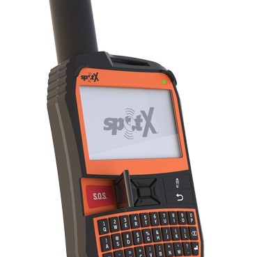 SPOT X comunicador satelital con teclado QWERTY y pantalla