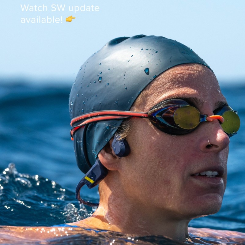 Suunto Aqua Light Tidal Black audífonos de conducción ósea para natación IP68