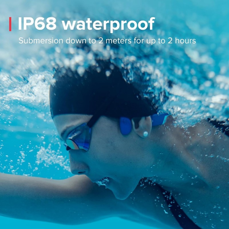 Suunto Aqua Light Tidal Black audífonos de conducción ósea para natación IP68