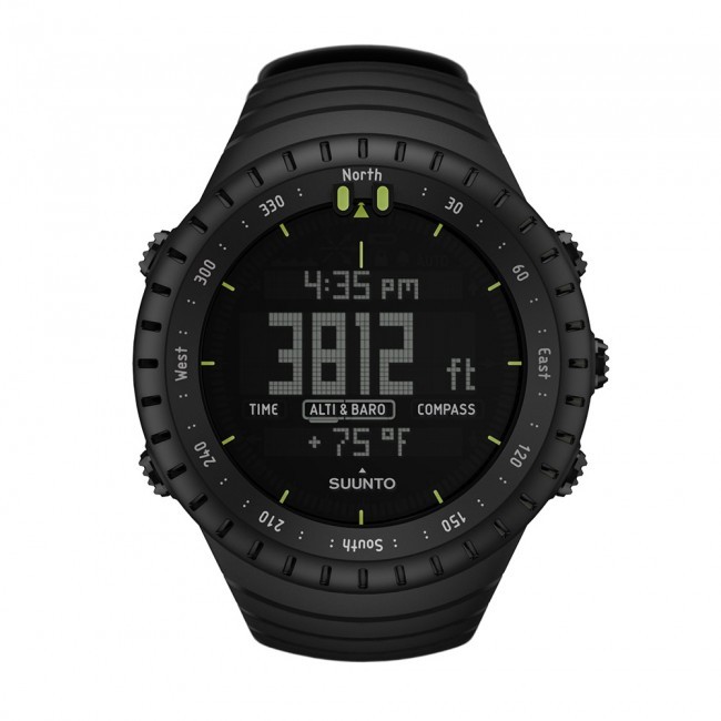 Suunto Core All Black reloj outdoor con altímetro, barómetro y brújula para aventuras