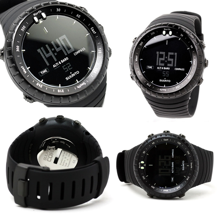 Suunto Core All Black reloj outdoor con altímetro, barómetro y brújula para aventuras