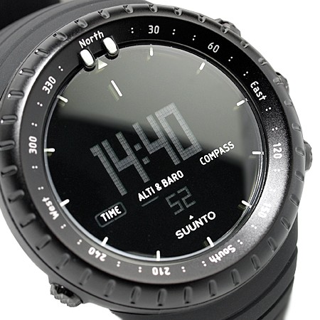 Suunto Core All Black reloj outdoor con altímetro, barómetro y brújula para aventuras