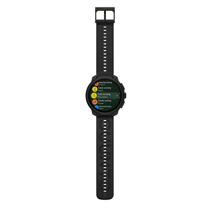 Reloj deportivo Suunto Race 2 All Black con GPS multibanda y pantalla AMOLED