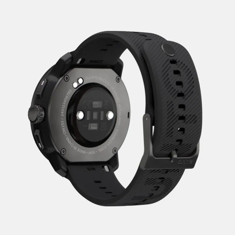 Reloj deportivo Suunto Race S All Black con GPS multibanda y pantalla AMOLED