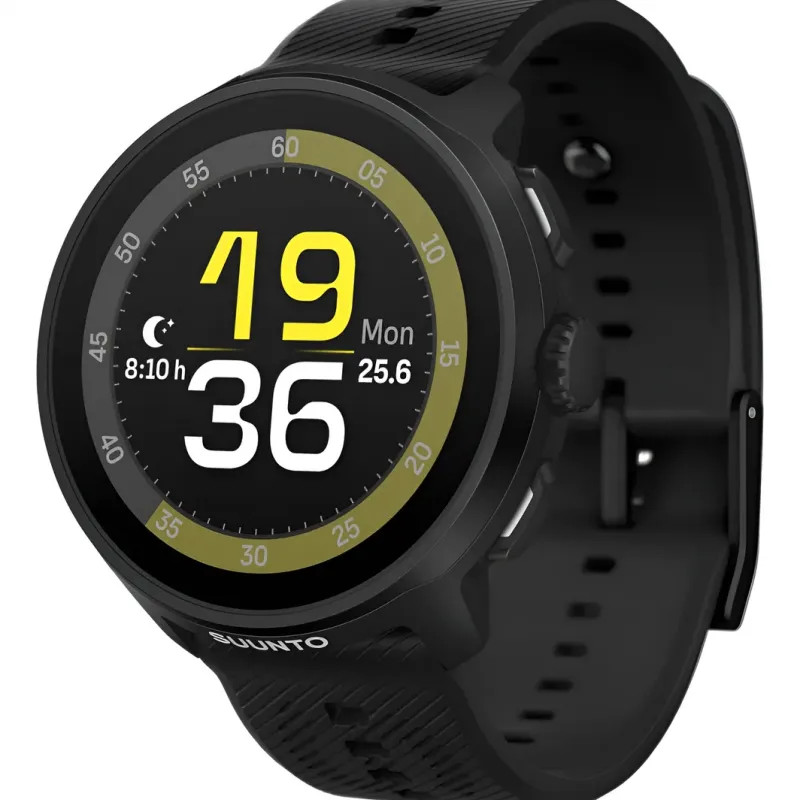 Reloj deportivo Suunto Run All Black con GPS multibanda para running