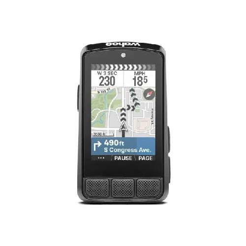 Ciclocomputador Wahoo ELEMNT BOLT V3 montado en una bicicleta