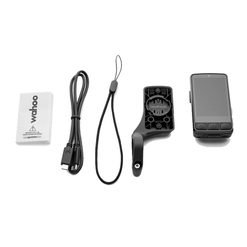 Ciclocomputador Wahoo ELEMNT ROAM V3 montado en una bicicleta